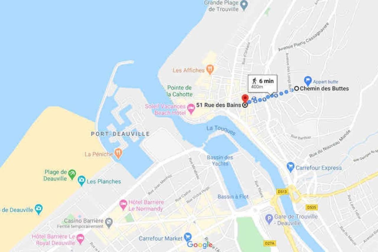 Appartement Avec Terrasse Vue Mer Trouville Sur Mer Trouville-sur-Mer Exterior foto
